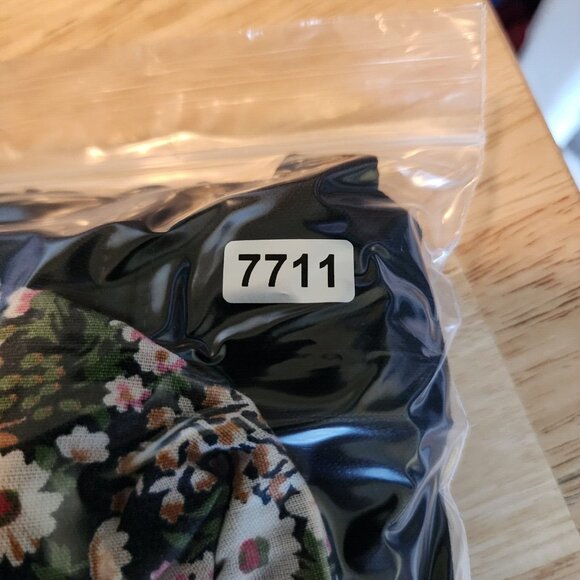 Vtg 70's Unbranded Women's Cap Sleeve Collared Ruffle Hem Dress Cottagecore Sz 7 - Picture 16 of 16